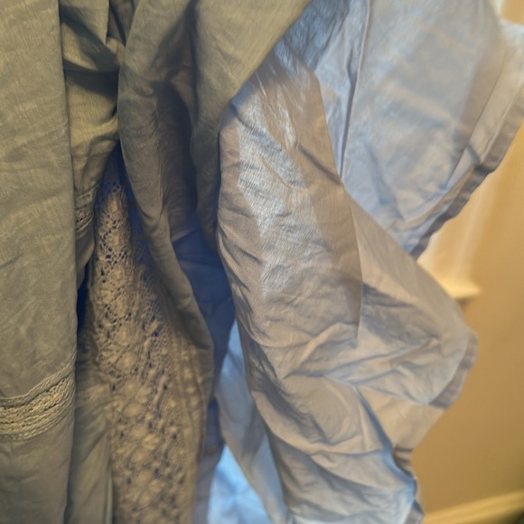 NWT! $748 Zadig & Voltaire Ronelo Tomboy Oxford Light Blue Maxi Dress SZ S - Picture 9 of 14